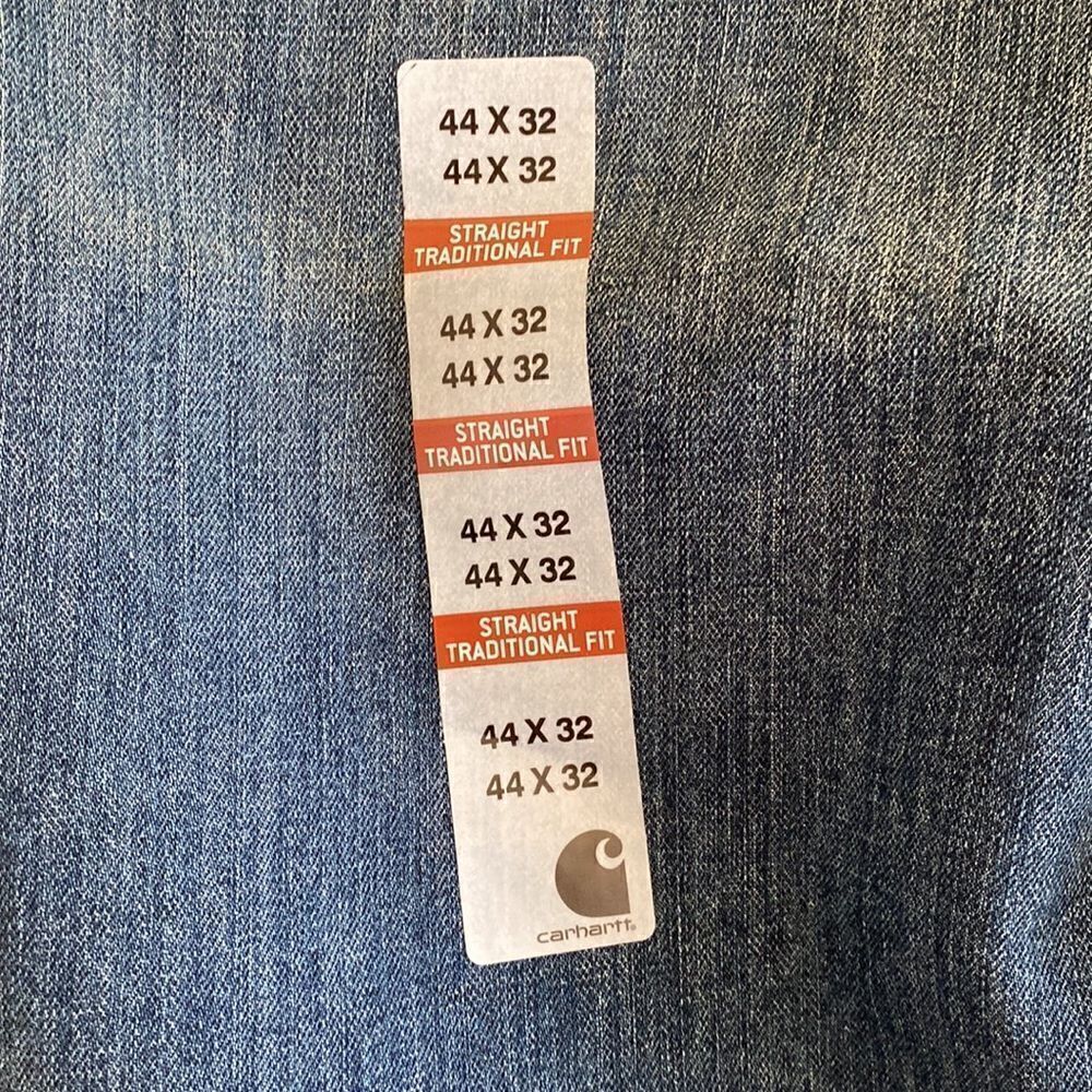 NWT Carhartt Jeans Elton Straight Traditional Fit Size 44x32 - Picture 8 of 11